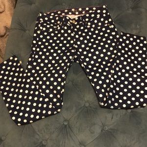 Polka dot kate spade denim
